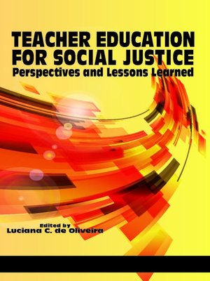 cover image of Teacher Education for Social Justice